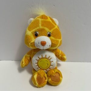 CARE BEARS FUNSHINE SPECIAL EDITION JUNGLE PARTY 8” care bear plush doll